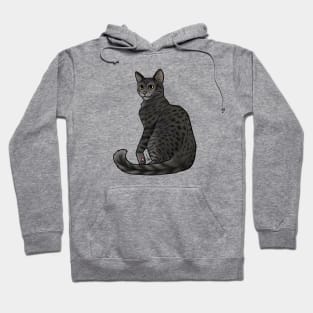 Cat - Egyptian Mau - Black Smoke Hoodie